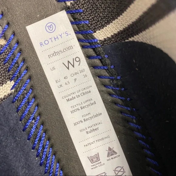 NIB Rothys Inverse Stripe - Picture 7 of 7